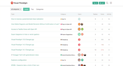 Desktop Screenshot of forums.visual-paradigm.com