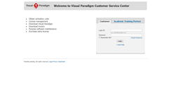 Desktop Screenshot of cs.visual-paradigm.com